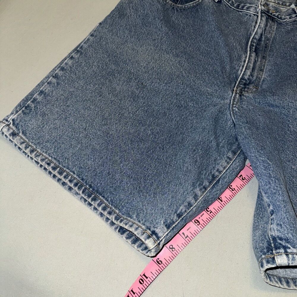 Calvin Klein Jeans Shorts 38 Men's Blue Denim 100% Cotton 5-Pockets Mid-Rise - Picture 8 of 9